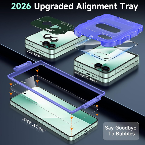 YWXTW Galaxy Z Flip 8 EPU Ekran ve Kamera Lens Koruyucu