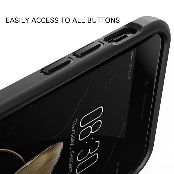 Yesgo Apple iPhone 8 Plus Kapak Klf-Black