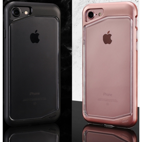 Yesgo Apple iPhone 8 Plus Kapak Klf-Black