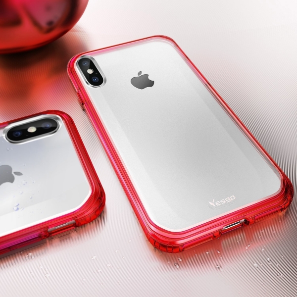 Yesgo iPhone X Matte Edition Bumper Klf-Matte Red