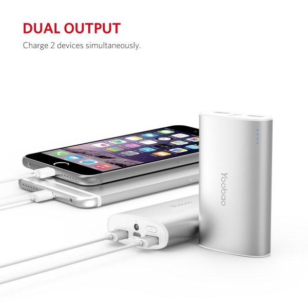 Yoobao Tanabilir Batarya (10200 mAh)-Silver