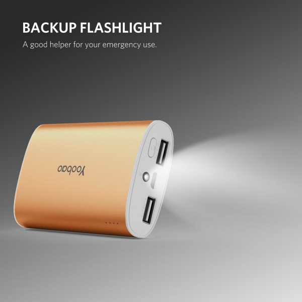 Yoobao Tanabilir Batarya (10200 mAh)-Gold