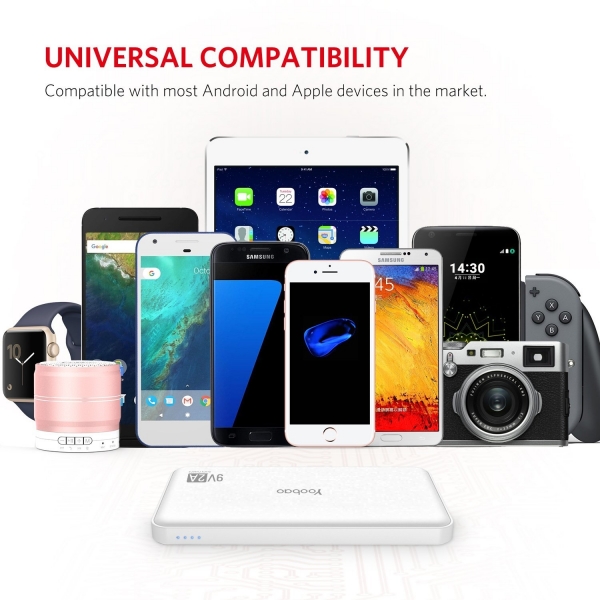 Yoobao Q12 H�zl� �arj/Ta��nabilir Batarya (12000 mAh)-White