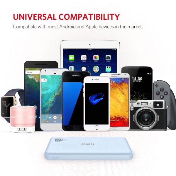 Yoobao Q12 H�zl� �arj/Ta��nabilir Batarya (12000 mAh)-Blue