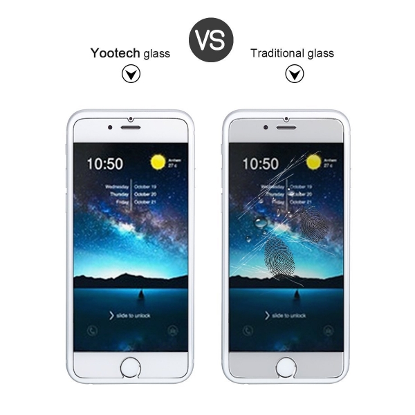 Yootech iPhone 7 Plus Temperli Cam Ekran Koruyucu (2 Adet)