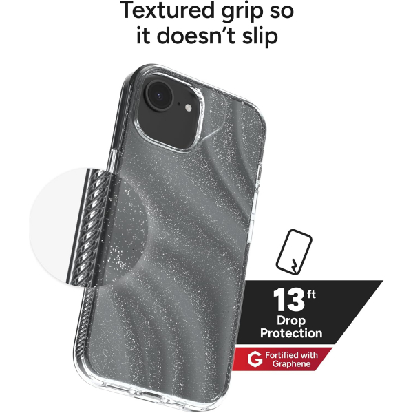 ZAGG Apple iPhone 16e Milan Snap Klf -Swirl Glitter