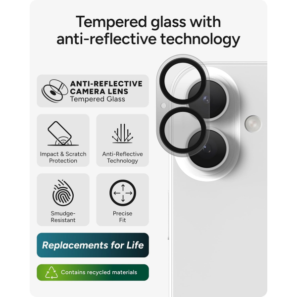 ZAGG Apple iPhone 17 Kamera Koruyucu 