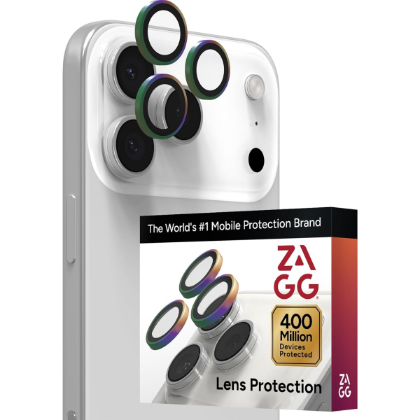 ZAGG Apple iPhone 17 Pro Kamera Lens Koruyucu -Iridescent