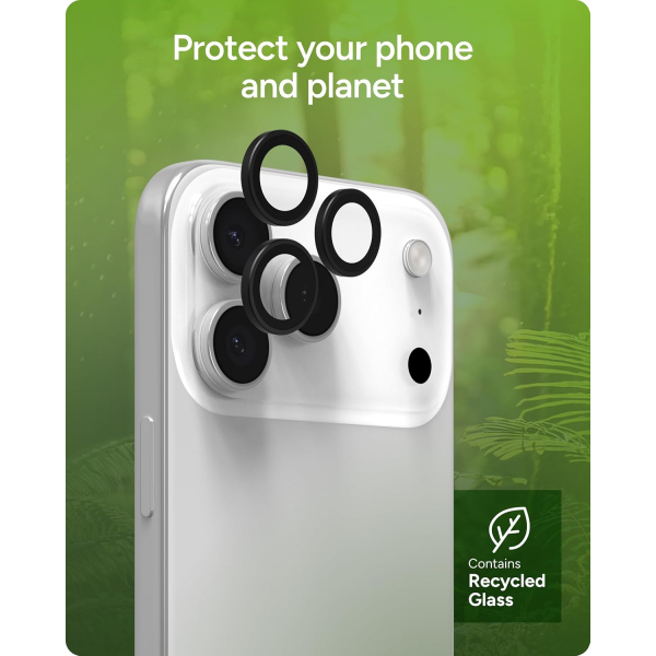 ZAGG Apple iPhone 17 Pro Kamera Lens Koruyucu -Black