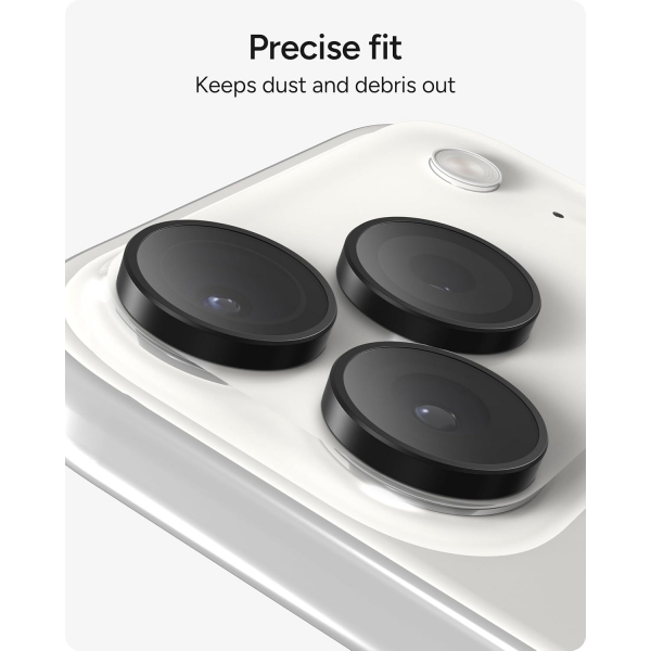 ZAGG Apple iPhone 17 Pro Kamera Lens Koruyucu -Black