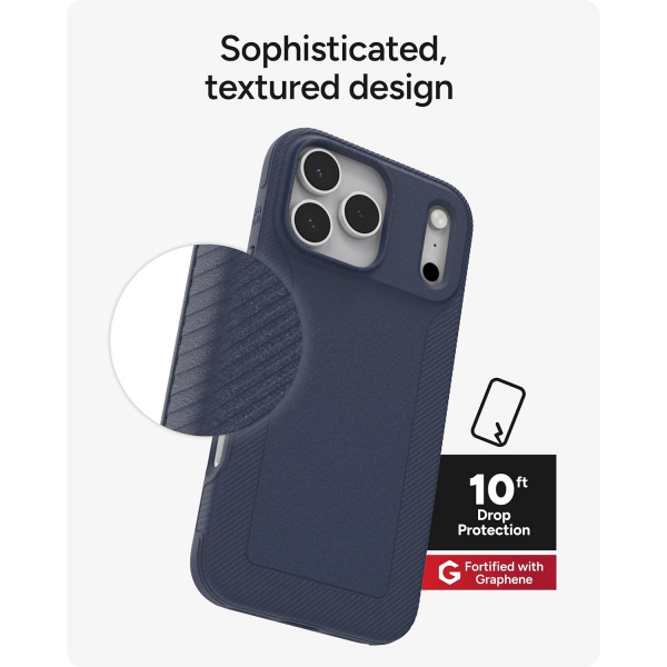 ZAGG Apple iPhone 17 Pro Max Luxe Snap K�l�f-Blue Navy