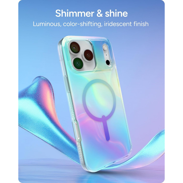 ZAGG Apple iPhone 17 Pro Max Milan Snap K�l�f -Iridescent Bubble