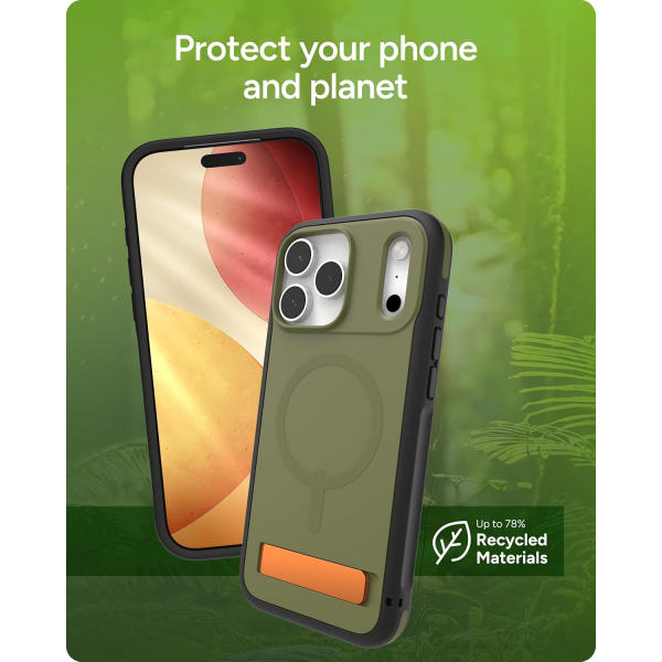ZAGG Apple iPhone 17 Pro Max Sedona Snap Klf-Green Sea Kelp