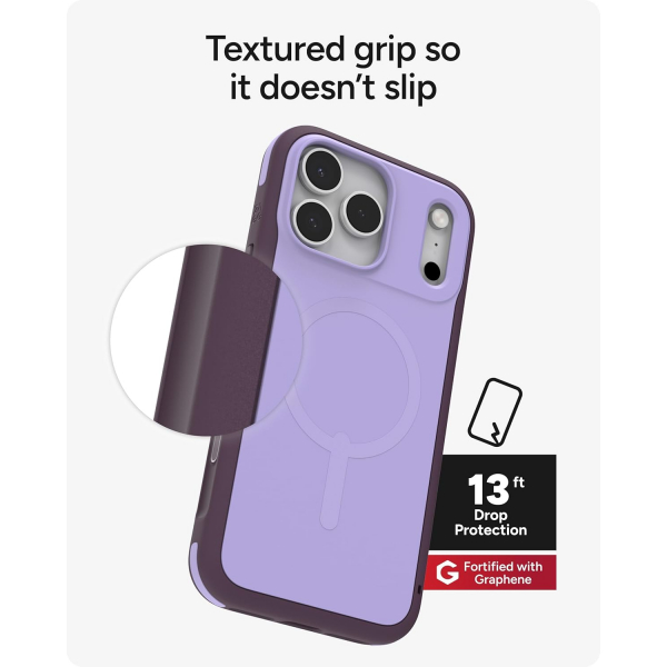 ZAGG Apple iPhone 17 Pro Max Sedona Snap K�l�f-Purple Dusty Grape