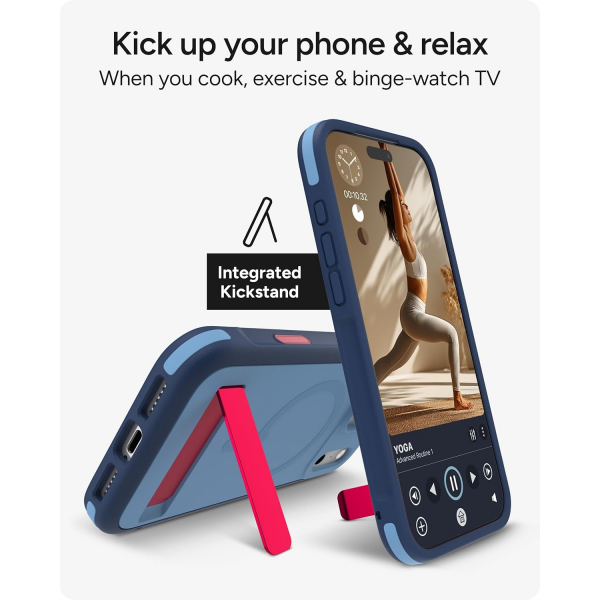 ZAGG Apple iPhone 17 Pro Max Sedona Snap K�l�f- Blue Royal Ember