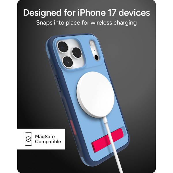 ZAGG Apple iPhone 17 Pro Max Sedona Snap K�l�f- Blue Royal Ember