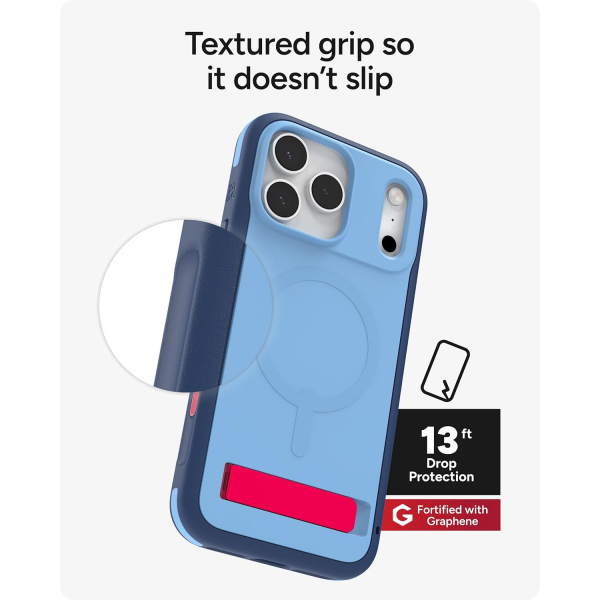 ZAGG Apple iPhone 17 Pro Max Sedona Snap K�l�f- Blue Royal Ember