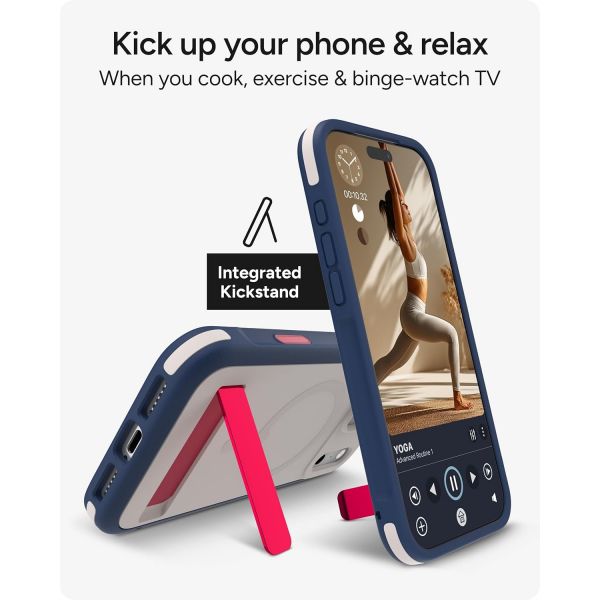 ZAGG Apple iPhone 17 Pro Max Sedona Snap K�l�f-Red Light 
