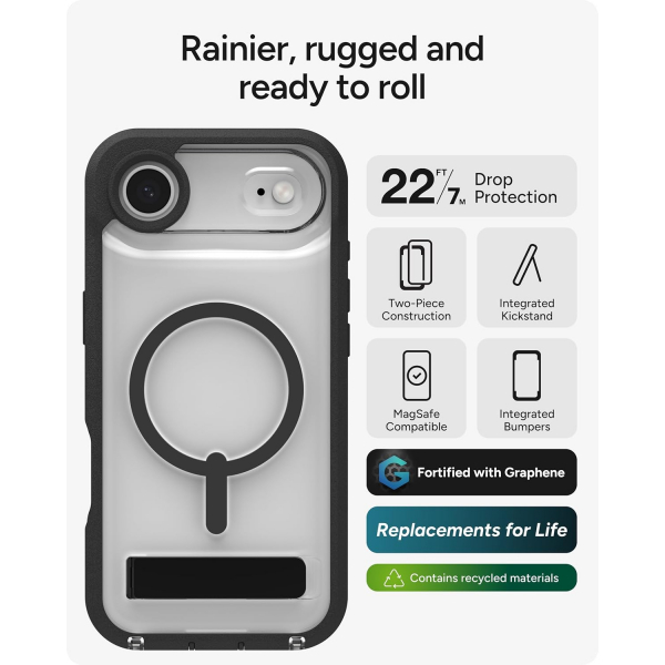 ZAGG Apple iPhone Air Rainier Klf-Black