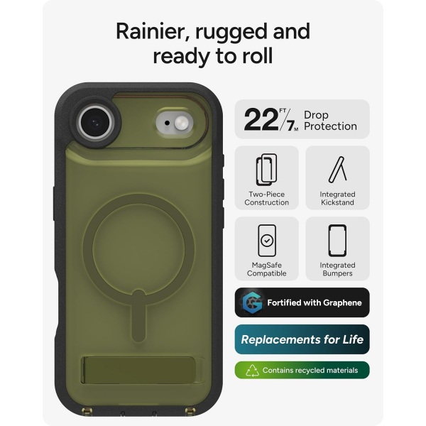 ZAGG Apple iPhone Air Rainier Klf-Green Sea Kelp