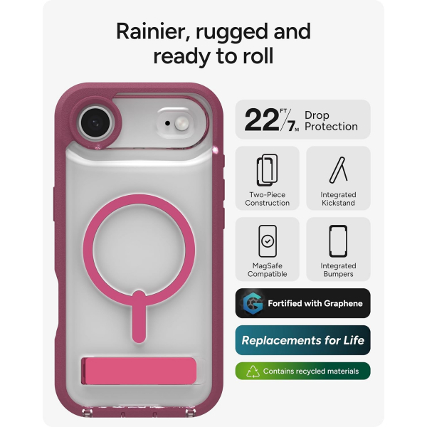 ZAGG Apple iPhone Air Rainier Klf-Red Black Cherry