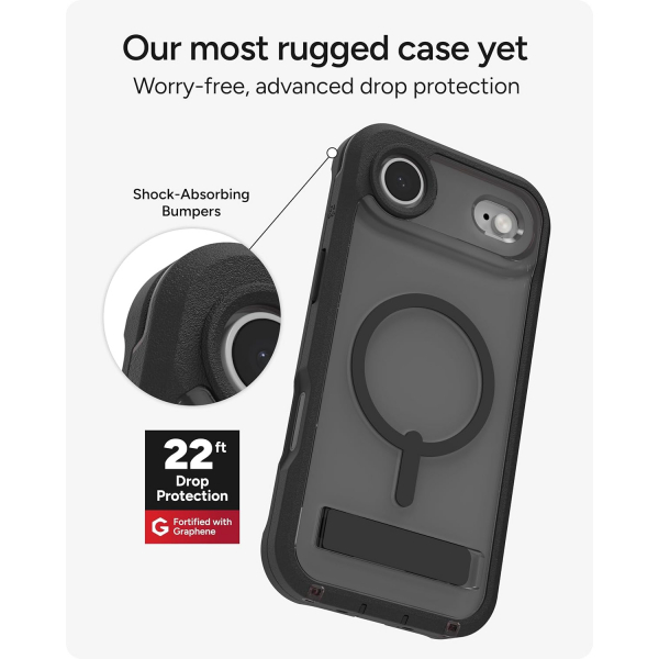 ZAGG Apple iPhone Air Rainier Klf-Smoke Black