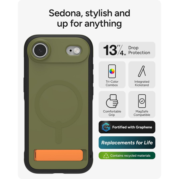 ZAGG Apple iPhone Air Sedona Snap Klf-Green Sea Kelp