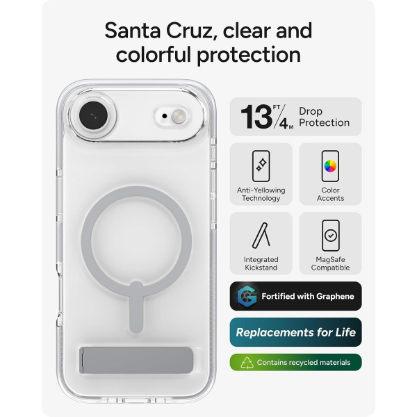 ZAGG Apple iPhone Air Santa Cruz Klf-Silver