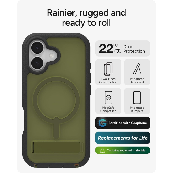 ZAGG Apple iPhone 17 Rainier Klf-Green Sea Kelp