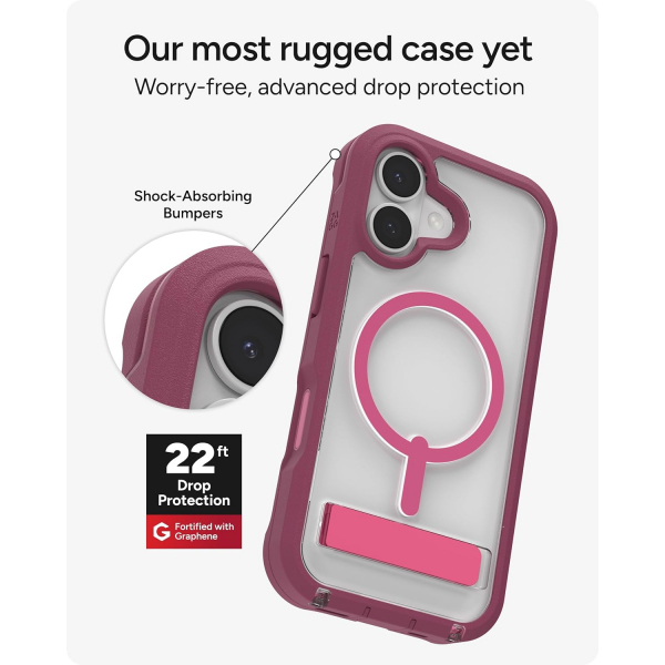 ZAGG Apple iPhone 17 Rainier Klf-Red Black Cherry