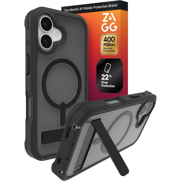 ZAGG Apple iPhone 17 Rainier Klf-Smoke Black