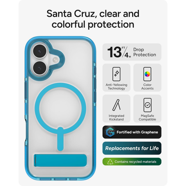 ZAGG Apple iPhone 17 Santa Cruz Klf-Blue