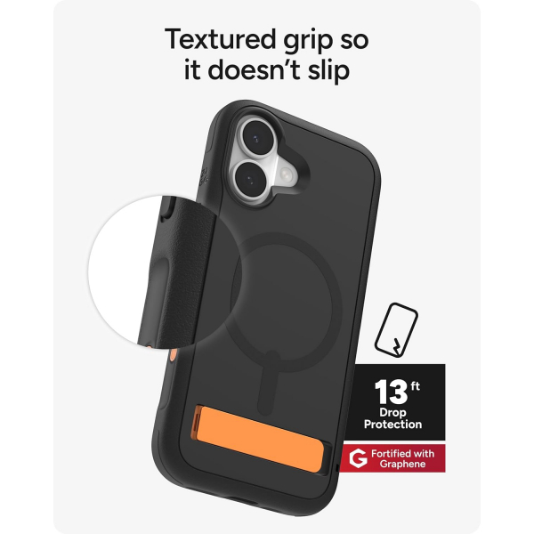 ZAGG Apple iPhone 17 Sedona Snap Klf-Flood Black