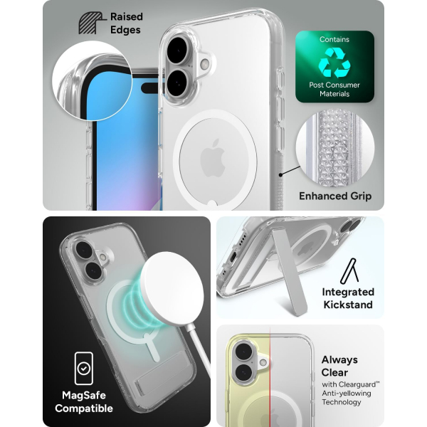 ZAGG Apple iPhone 16 Crystal Standl Klf