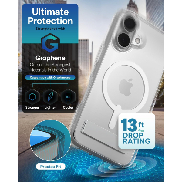 ZAGG Apple iPhone 16 Crystal Standl Klf