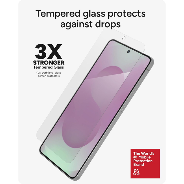 ZAGG Galaxy S25 Edge nvisibleShield Ekran Koruyucu 