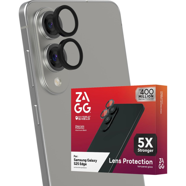 ZAGG Galaxy S25 Edge Kamera Ekran Koruyucu 