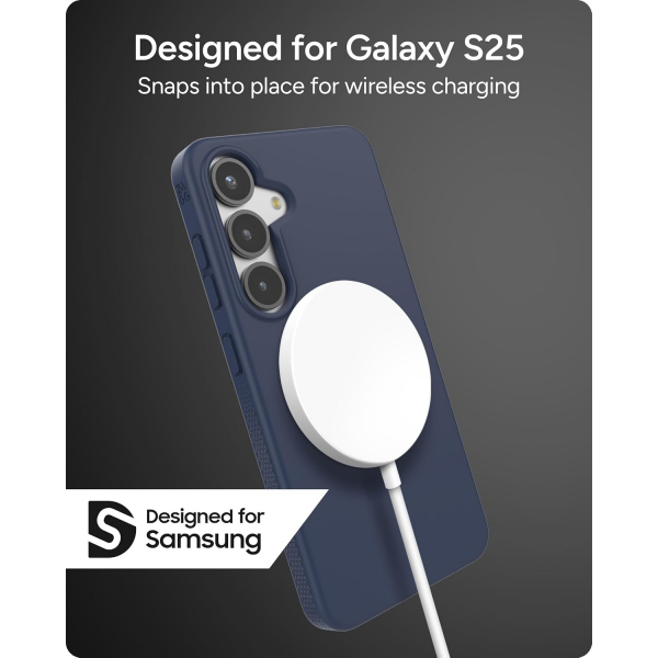 ZAGG Samsung Galaxy S25 Milan Snap Klf-Navy Blue 