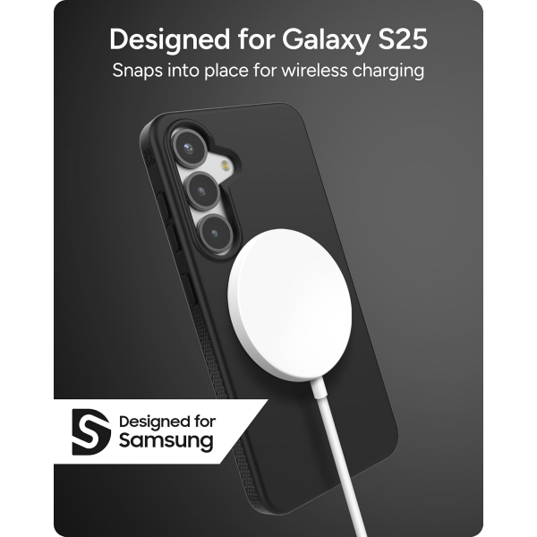 ZAGG Samsung Galaxy S25 Milan Snap Klf-Black 