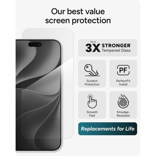 ZAGG Glass+ iPhone 18 Pro Max Ekran ve Kamera Koruyucu