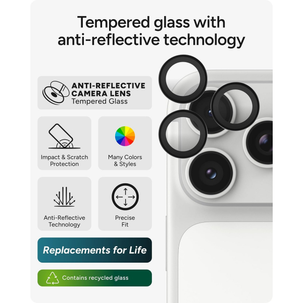 ZAGG Glass+ iPhone 18 Pro Max Ekran ve Kamera Koruyucu