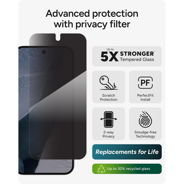 ZAGG Google Pixel 11 Pro XL Privacy Ekran Koruyucu