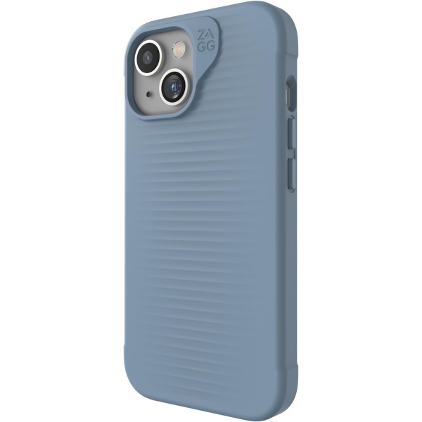 ZAGG Luxe Snap Serisi Apple iPhone 15 MagSafe Uyumlu Klf-Blue