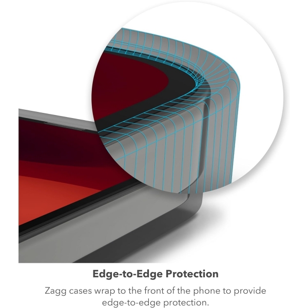 ZAGG Luxe Snap Serisi Apple iPhone 15 MagSafe Uyumlu Klf-Clear