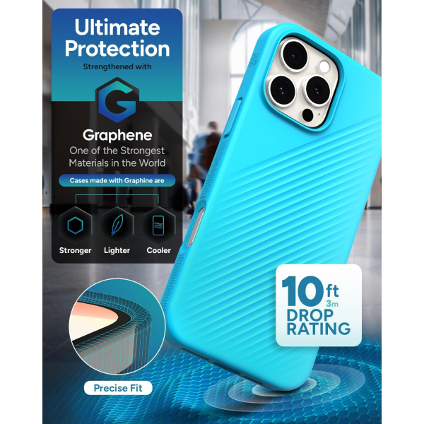 ZAGG Apple iPhone 16 Pro Max Luxe Snap Klf-River Blue