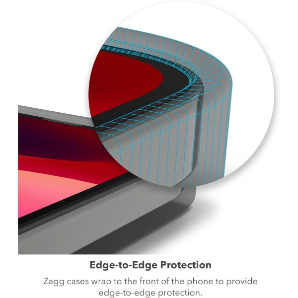 ZAGG Luxe Snap Serisi Apple iPhone 15 Pro Max MagSafe Uyumlu Klf-Clear