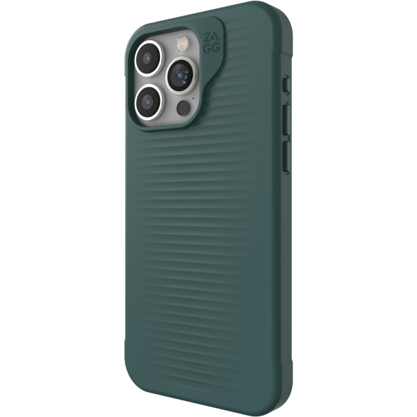 ZAGG Luxe Snap Serisi Apple iPhone 15 Pro Max MagSafe Uyumlu Klf-Green