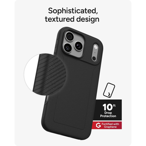ZAGG Luxe iPhone 18 Pro Max K�l�f-Black