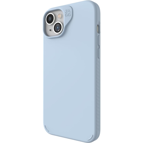 ZAGG Manhattan Snap Serisi Apple iPhone 15 Plus MagSafe Uyumlu Klf-Sky Blue