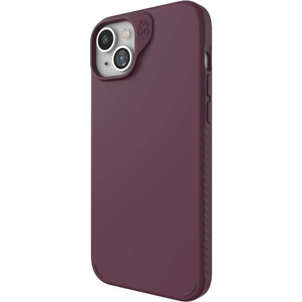 ZAGG Manhattan Snap Serisi Apple iPhone 15 Plus MagSafe Uyumlu Klf-Plum